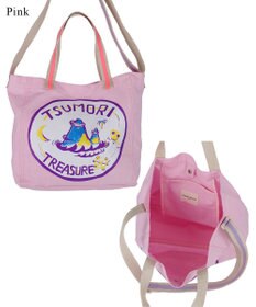 tsumori chisato CARRY トレジャーアイランド トートバッグ 2way ショルダーバッグ A4サイズ対応