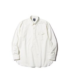 J.PRESS MEN 【J.PRESS ORIGINALS】Finx Cotton Twill Baggy Fit Pullover Shirt ホワイト系