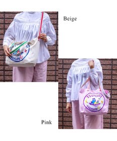 tsumori chisato CARRY トレジャーアイランド トートバッグ 2way ショルダーバッグ A4サイズ対応