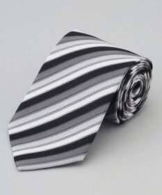 GOTAIRIKU 【WEAR BLACK】フォーマル用_ストライプ ネクタイ