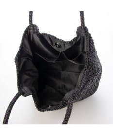 UNBILLION カシュカシュ cachecache / メタリックコード柄編みトートバッグ