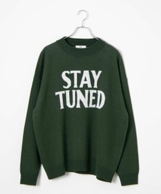 WEGO オーバーフィットジャガードプルオーバー