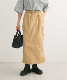 Green Parks シャイニーカーゴスカート