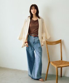 YECCA VECCA 【接触冷感】ドレープカットトップス