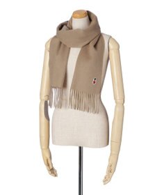 MOONBAT 【WEB限定】MACKINTOSH PHILOSOPHY バッキンガムベア付きウール100%無地マフラー (パッケージ付き)