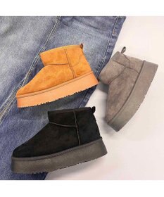 ing <ing>【WEB限定】ボリュームソールムートンブーツ