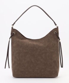 ANY 【A4サイズ収納可】スエードワンショルダーバッグ ブラウン