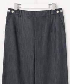 J.PRESS LADIES L セルロースシャンブレー セミワイド パンツ