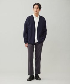 UNFILO MENS 【OCEANS 雑誌・web・YouTube 掲載】WOOL TOUCH 機能美パンツ スリム【東レ開発のウール見え高機能素材】