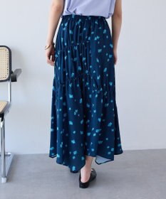 CRAFT STANDARD BOUTIQUE ボタニカルプリントデザインスカート