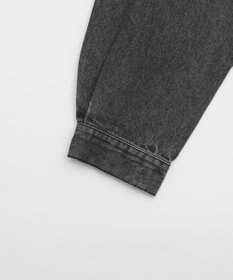 WEGO 【ユニセックス着用ITEM/MLサイズ展開】ヴィンテージライクBIGデニムジャケット