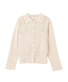 earth music&ecology 【2点SET】襟付きニットアンサンブル