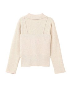 earth music&ecology 【2点SET】襟付きニットアンサンブル