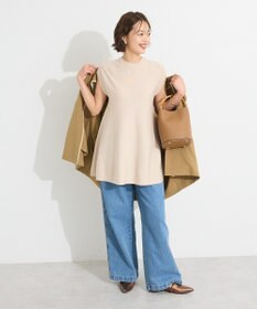 CRAFT STANDARD BOUTIQUE ファンクショナルノースリーブフレアニットプルオーバー