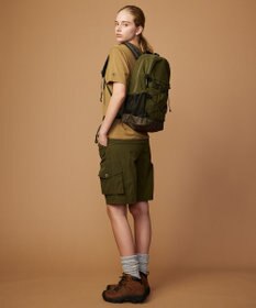 JOSEPH ABBOUD MOUNTAIN 【CREA掲載・テーム ヤルヴィモチーフ・サスティナブル】ビオグレース天竺ｘリップストップTシャツ