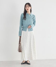 earth music&ecology 【2点SET】襟付きニットアンサンブル