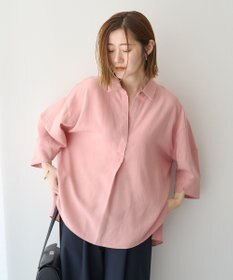 YECCA VECCA バルーン袖スキッパーシャツ