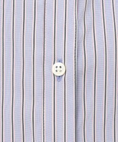 J.PRESS LADIES L 【洗える】BEZ ストライプ フリルネック ブラウス