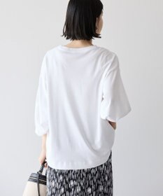 AMERICAN HOLIC 接触冷感7分袖タックスリーブカットプルオーバー