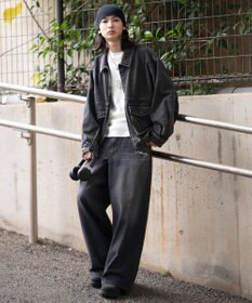 WEGO 【ユニセックス着用ITEM/MLサイズ展開】フライトジャケット