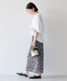 AMERICAN HOLIC 接触冷感7分袖タックスリーブカットプルオーバー