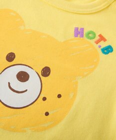 MIKI HOUSE HOT BISCUITS 【80-120cm】カラフルビーンズ フェイスプリント 半袖Tシャツ