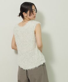 Green Parks フェザーヤーンニットベスト