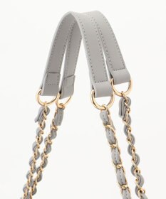 ANY SIS フェイクファーチェーン トートバッグ