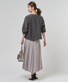 J.PRESS LADIES L Pe リネン シアー スラブ ノーカラー ブルゾン