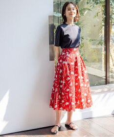 組曲 ディヴェールプリント スカート