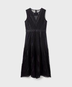 GRACE CONTINENTAL レースパッチワークドレス