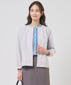 J.PRESS LADIES BREEZE COOL トロ ノーカラー ブルゾン