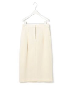 ICB L 【洗える】T/Wベネシャンストレッチ カーブスカート