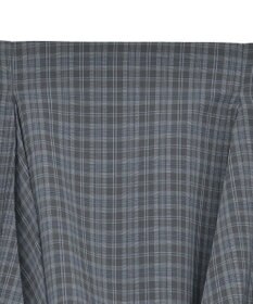 earth music&ecology ハイウエストランダムティアードチェックスカート