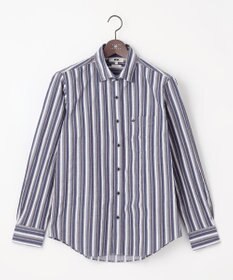 JOSEPH ABBOUD 【オーガニックコットン】オーガニックコードストライプ シャツ