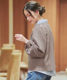 Tiaclasse 【安田美沙子さん着用・新色追加・洗える】ボリュームパフスリーブニット