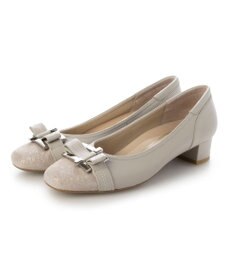 Riz raffinee 【3E】バックルリボンモチーフパンプス