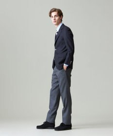 J.PRESS MEN 【ウォッシャブル可】トリートメントウール ストレッチフランネル スラックス