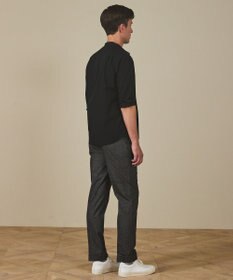 GOTAIRIKU 【シワになりにくい/洗える】ＴＣブロード シャツ_バンドカラー