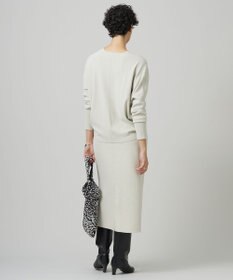 ICB 【洗える】 クロスコンビ ニットスカート