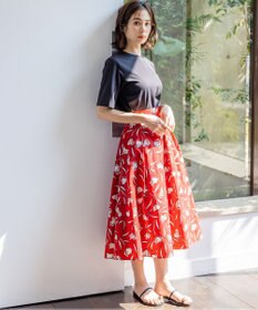 組曲 ディヴェールプリント スカート