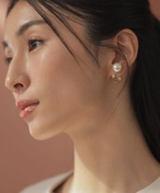 組曲 リボンパール2WAYイヤリング