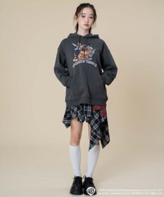 WEGO 【ユニセックス着用ITEM/裏起毛】LOONEYTUNESグラフィックプルオーバー