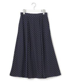 23区 L 【洗える】トライアングルプリント スカート