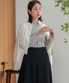 組曲 L 【WEB限定色あり】ELENA パールボタン ニットジャケット