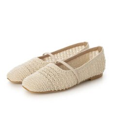 ing <ing>メッシュコードフラットシューズ