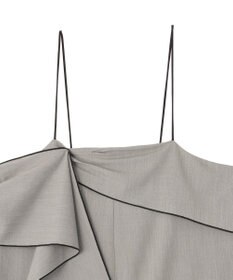 YECCA VECCA ラッフルキャミオールインワン