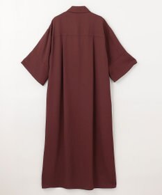 NAVE 【ReNAVE  洗える】アセテートギャバシャツドレス