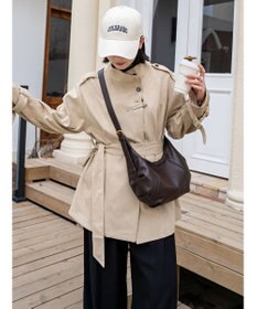 style code 【ペットボトル収納可能】[Lyrss/リルス] 牛革 ショルダーバッグ