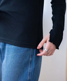 WEGO ソフトタッチクルーネックロンT